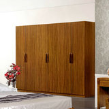 中式家具 实木卧室衣柜 组合大衣橱 三四五六超大容量整体柜