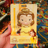 香港迪士尼代购 贝尔公主造型儿童化妆梳 卡通护发梳子气囊按摩梳
