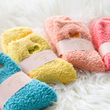 加厚秋冬珊瑚绒袜子成人地板袜毛巾袜家居地毯月子女袜加绒睡眠袜