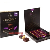 此系列6盒包邮】俄罗斯进口O'zera 80%纯黑苦巧克力（小礼盒）90g