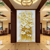植物花卉十字绣5d新款水钻魔方钻石画百合花系列壁画套件客厅玄关