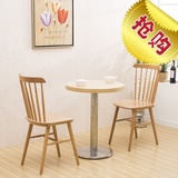 新款休闲椅子 孔雀椅 西餐厅桌椅 咖啡厅餐椅 甜品奶茶店靠背椅