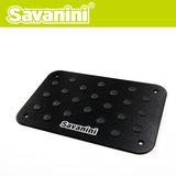 savanini防滑防磨损汽车脚垫铝合金踏板 地毯踏板