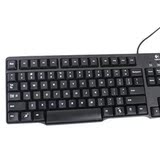 特价Logitech/罗技经典键盘K100台式笔记本电脑PS/2圆口有线键盘