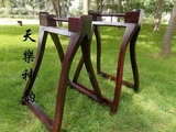 古筝架通用色木A字型 敦煌古筝琴架便携折叠 实木古筝架子