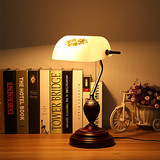 现代中式台灯古典客厅装饰台灯实木卧室书房学习阅读护眼台灯9342