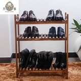 尺木实木鞋架多层简易木头鞋柜现代简约防尘收纳架组装置物鞋架子