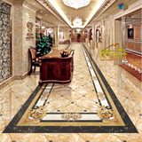 瓷砖抛晶金砖瓷砖玄关客厅过道拼花无限拼接拼图地毯砖走廊地板砖
