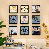 亚乐晶品韩式九宫格照片墙 相框墙创意组合挂墙 现代简约餐厅客厅