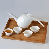 整套 茶壶唐山骨瓷功夫茶具 白瓷器婚庆杯具创意茶道日式简约骨质