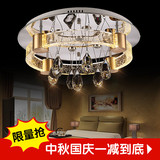 现代简约大气圆形水晶灯创意气泡柱主卧室灯双色客厅餐厅吸顶灯具
