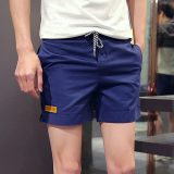 夏季薄款三分短裤男士运动3分裤韩版青少年沙滩裤潮男装修身裤子