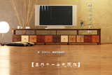 北欧宜家实木客厅彩色电视柜茶几组合简约抽屉储物柜地柜组合斗柜
