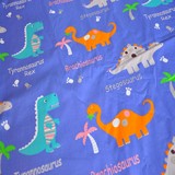 儿童卡通恐龙床单被单被套纯棉布料 宝宝布 床上用品面料全棉布