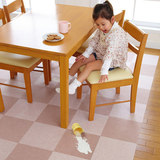 日本进口客厅浴室防滑地垫餐厅地毯耐脏防螨虫爬行垫儿童拼接地垫