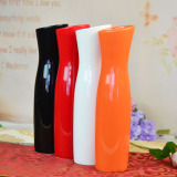 促销包邮 欧式现代简约时尚创意陶瓷花瓶花插 黑白红色工艺品摆件