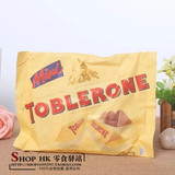 瑞士进口 Toblerone三角牛奶巧克力含蜂蜜杏仁mini迷你装 200g/袋