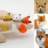 原创设计饰品戒指女可调节动物系列宠物礼品包邮指环新款狐狸戒指