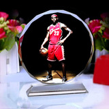 NBA骑士纪念品周边 詹姆斯欧文公仔海报水晶摆件 生日礼物送男女