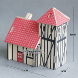 3DIY小屋手工小房子木质拼装建筑模型儿童益智玩具迷你农舍过家家