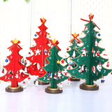 圣诞节装饰品木质圣诞树套餐圣诞节桌面台面装饰品摆件圣诞用品