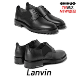 识货代购 LANVIN Leather Derby 真皮拉环低帮皮鞋 德比鞋 男