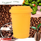 硅胶水杯咖啡杯便携式环保防烫COFFEE100%不含双酚A奶茶杯