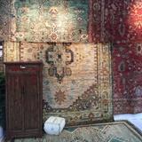 印度进口波斯图案手工天然黄麻地毯北欧宜家美式会所乡村客厅地毯