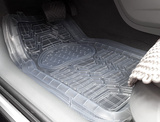 通用汽车脚垫可裁剪pvc透明脚垫水晶踏脚垫防水防滑防冻环保橡胶