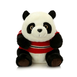 Amangs正版毛衣熊猫 大眼睛熊猫公仔娃娃 送女生礼物毛绒玩具熊猫