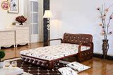 欧式沙发床折叠可拆洗多功能沙发床推拉床1.2米1.5米单人沙发带床