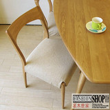 名木丨世家实木椅子 北美特级白橡木材质 日式简约餐椅靠背餐桌椅