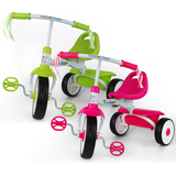 可折叠儿童三轮车脚踏车1-3-2岁宝宝三轮车小孩婴儿童自行车包邮