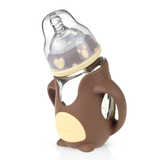恩尼诺（aneno)防摔玻璃奶瓶 宽口径防吐奶防胀气奶瓶母婴用品企?