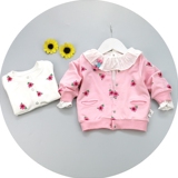 女童秋装外套2016新款纯棉宝宝上衣0-1-2岁韩版婴儿长袖卫衣开衫