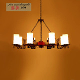 美式乡村北欧宜家中式实木复古卧室餐厅客厅吊灯现代简约大气灯具
