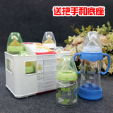 德国代购NUK新生婴儿宽口径玻璃奶瓶 防胀气硅胶乳胶奶嘴120/240