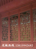 东阳木雕 中式寺庙茶楼建筑装饰 仿古门窗 格子屏风 室外门 花窗