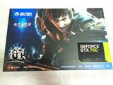 影驰 GeForce GTX760 黑将2GB DDR5 台式电脑游戏独立显卡 正品！