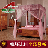 爱尚妮私 中式全实木床1.8米双人床花梨红木明清仿古卧室家具特价