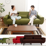北欧宜家小户型双人三人布艺沙发可拆洗日式咖啡客厅创意家具组合