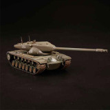 包邮 坦克世界铁拳系列T57合金1：72坦克模型可动赠金币坦克