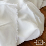 高档超柔软 透气纯白色全棉布料 婴儿儿童服装面料 背景布窗帘布