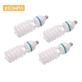 SOMITA摄影灯  5500K 150W LED 三基色柔光箱灯泡 4个装摄影灯套