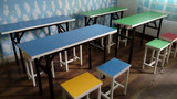 上海办公家具厂2468多人自由组合式简易长条培训桌洽谈拼接会议桌