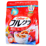 日本进口零食 Calbee卡乐比卡乐b水果仁谷物营养即食麦片早餐800g
