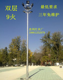 篮球场灯LED投光灯路灯广场灯路灯杆子6米7米8米高杆灯道路照明灯