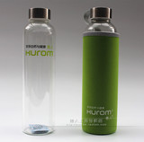韩国惠人原汁机便携外带550ml乐活果汁瓶玻璃健康杯耐氧化保鲜瓶