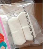 日本原产 植村秀五角海绵粉扑化妆棉4块装 配泡沫隔离/粉底用