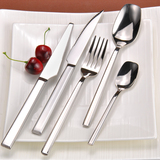西式刀叉勺三件套装 西餐餐具 欧式创意不锈钢牛排刀叉加厚加重款